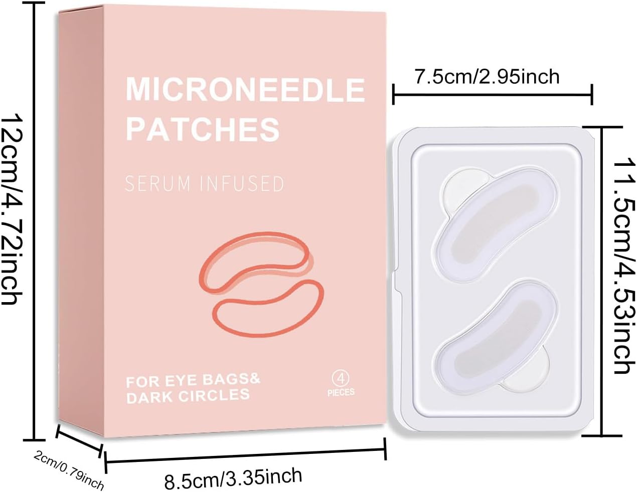 Dissolving Microneedle Eye Patches