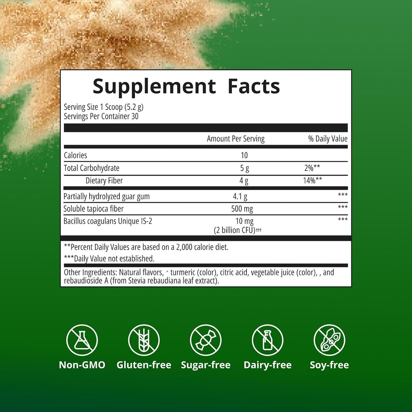 Metagenics UltraFlora Fiber, Prebiotic & Probiotic