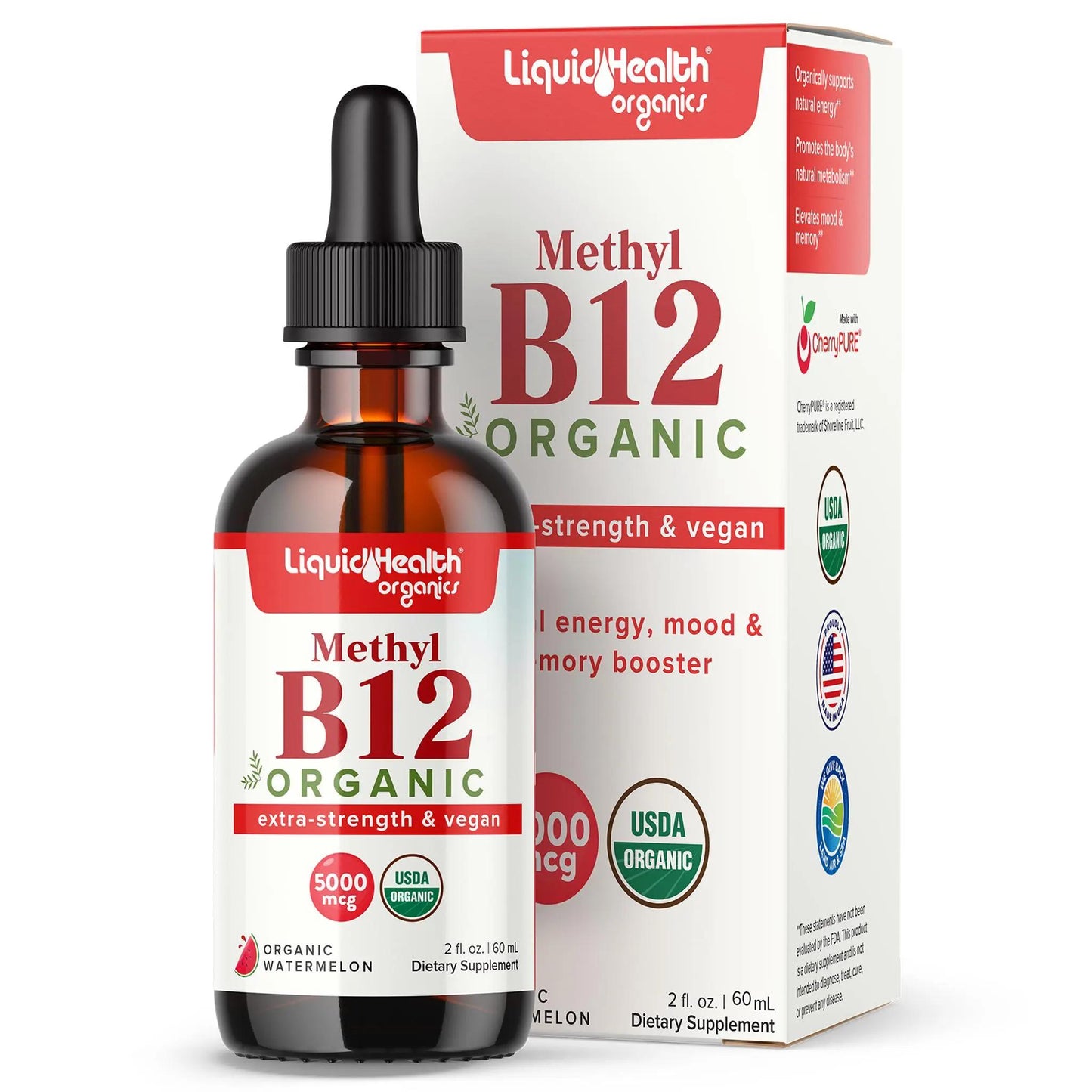 Organic Methyl Vitamin B12 Liquid