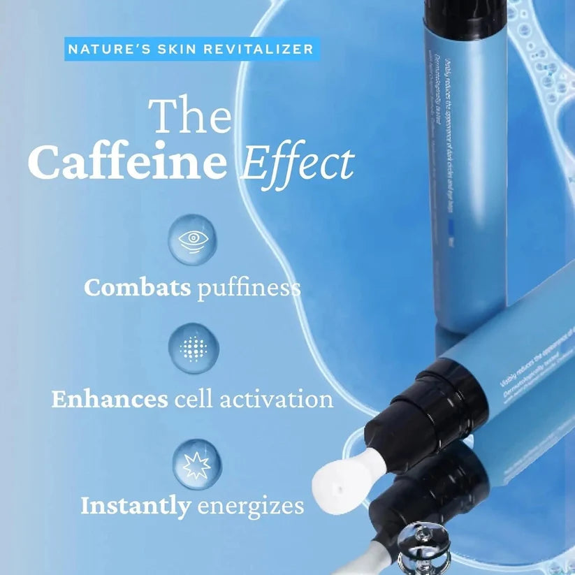 Bleu Venus® Caffeine Eye Gel — Hydrating & De-Puffing with Cooling Applicator