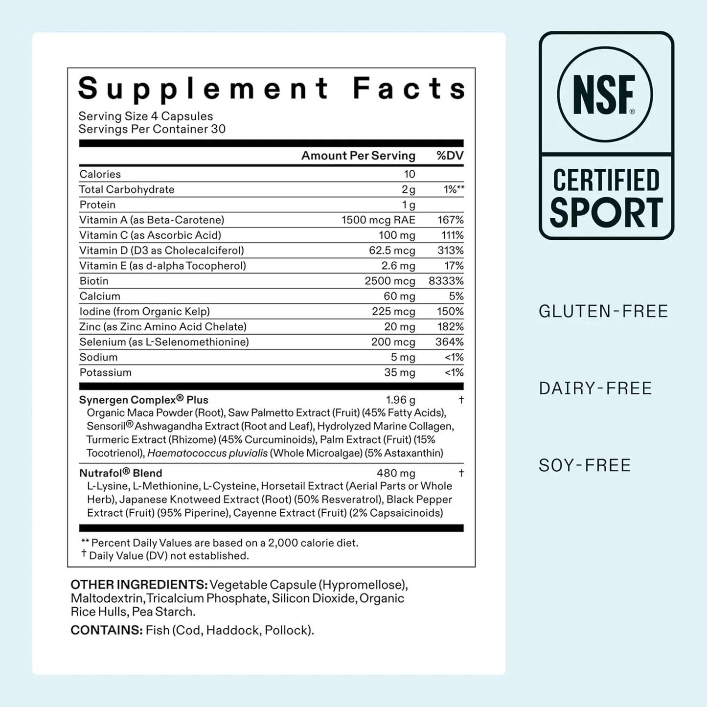 Nutrafol Women's Balance Ages 45 and Up Hair Growth Supplements