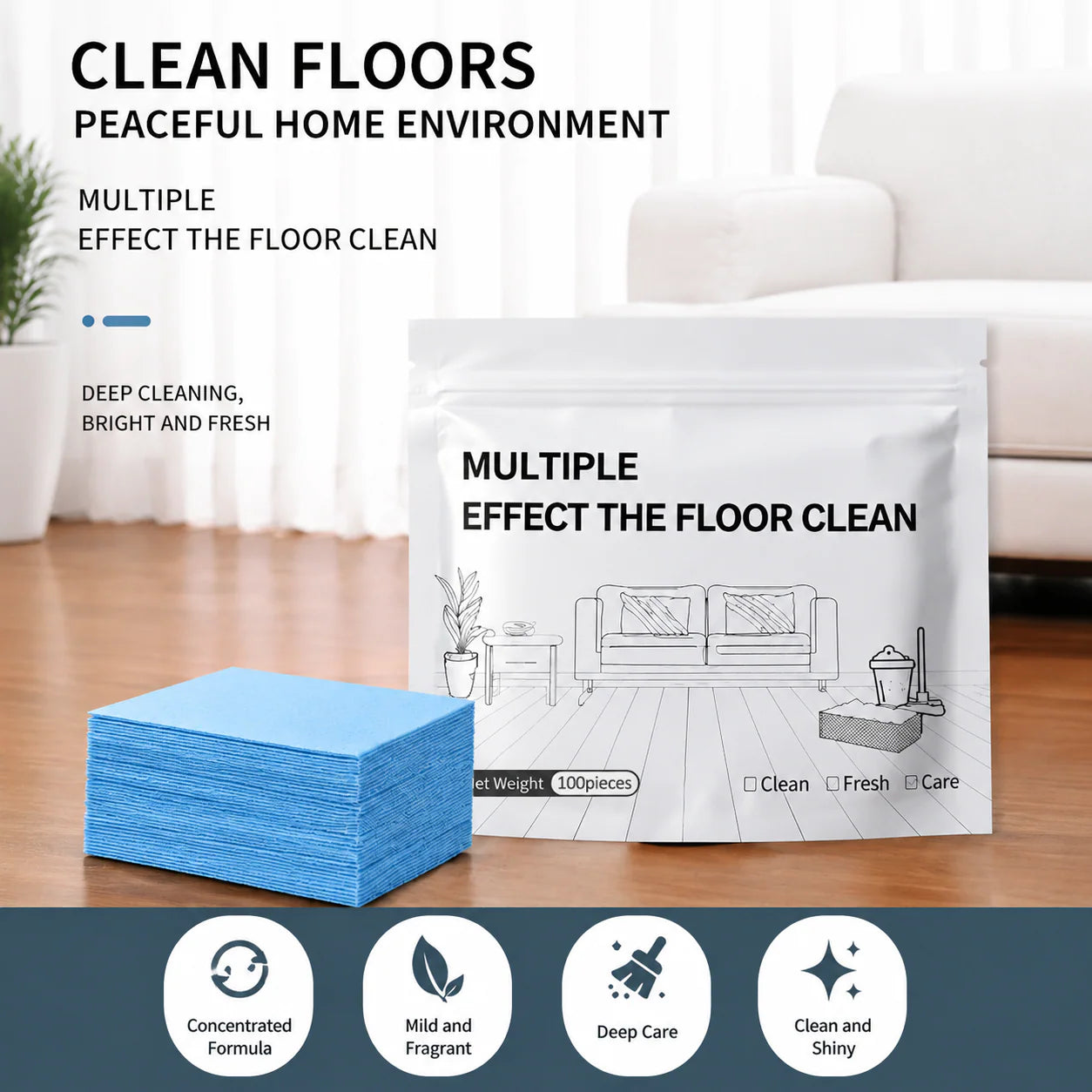 Multi-Surface Floor Cleaning Tablets