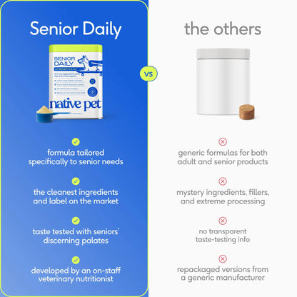 Native Pet Senior Dog Vitamins & Supplements