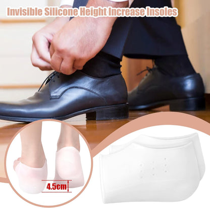 Invisible Non-Slip Silicone Shoe Insoles for Men/Women