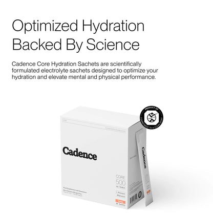 Cadence Performance Core Hydration Orange Sachets - 30 Packs