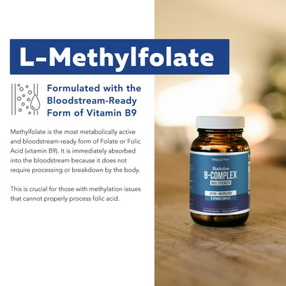 L Methyl Folate 15mg Plus Methyl B12 Cofactor – High Potency