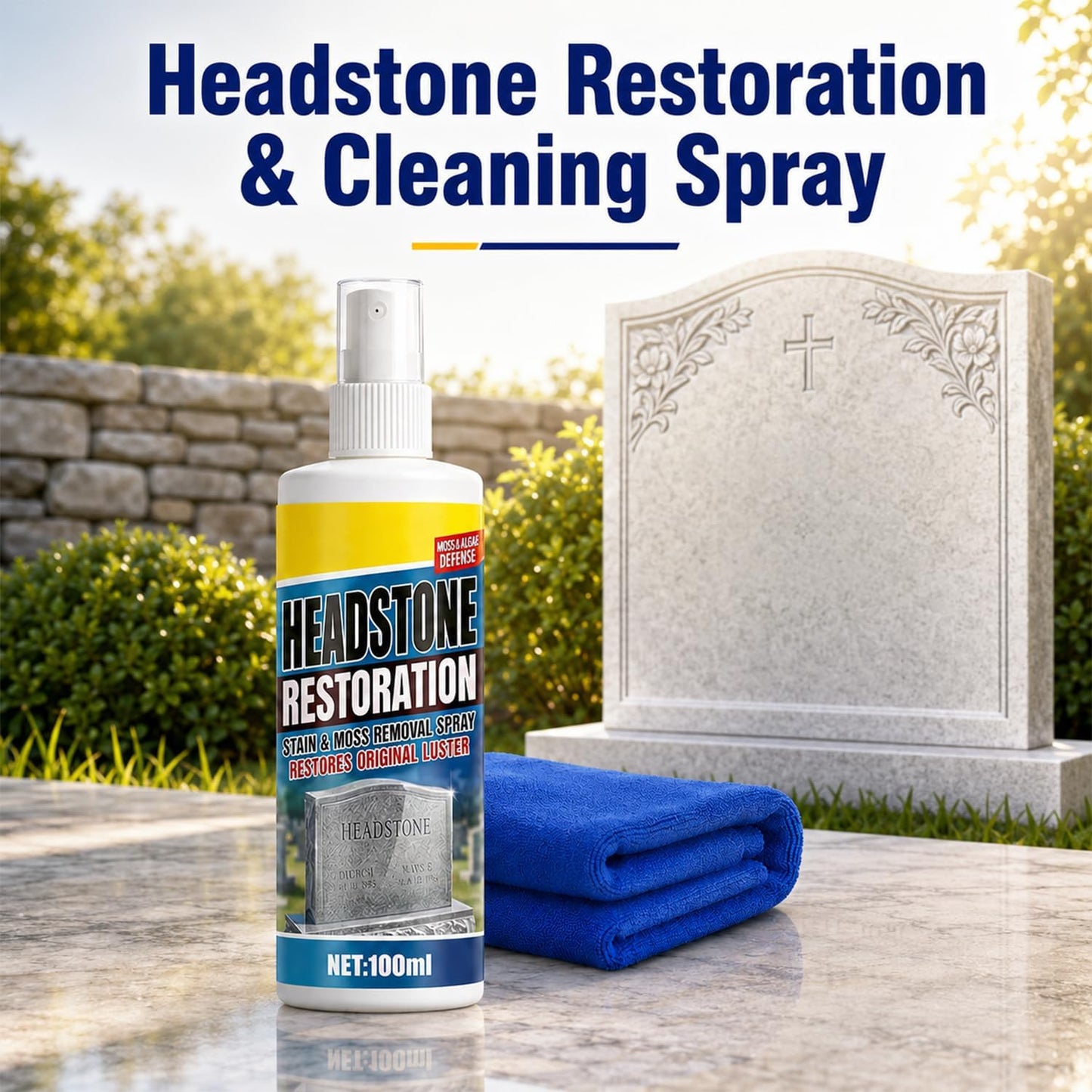 Headstone Grave Restoration Kit