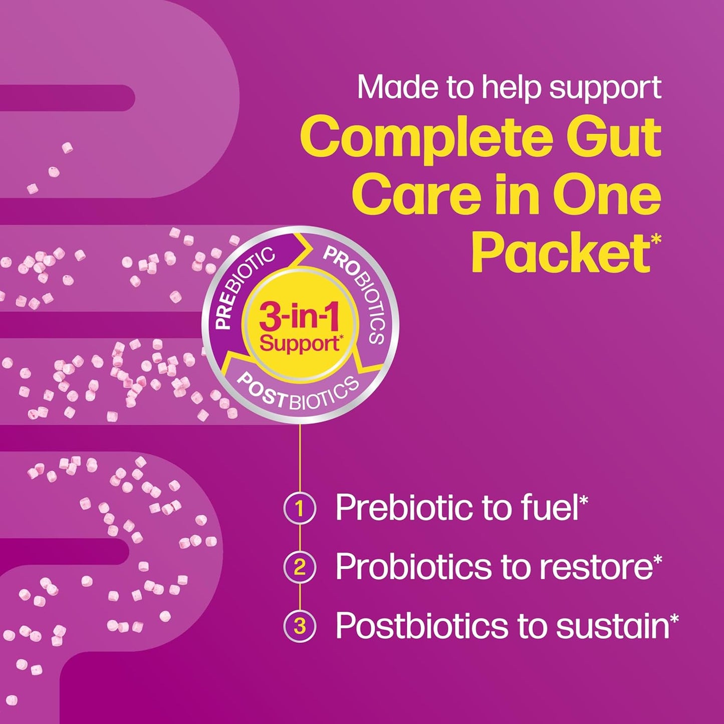 Culturelle® Complete 3-in-1 Biotics Mini-Chews Packets