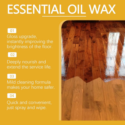 Micro-Molecularized Natural Beeswax Floor Polish Spray