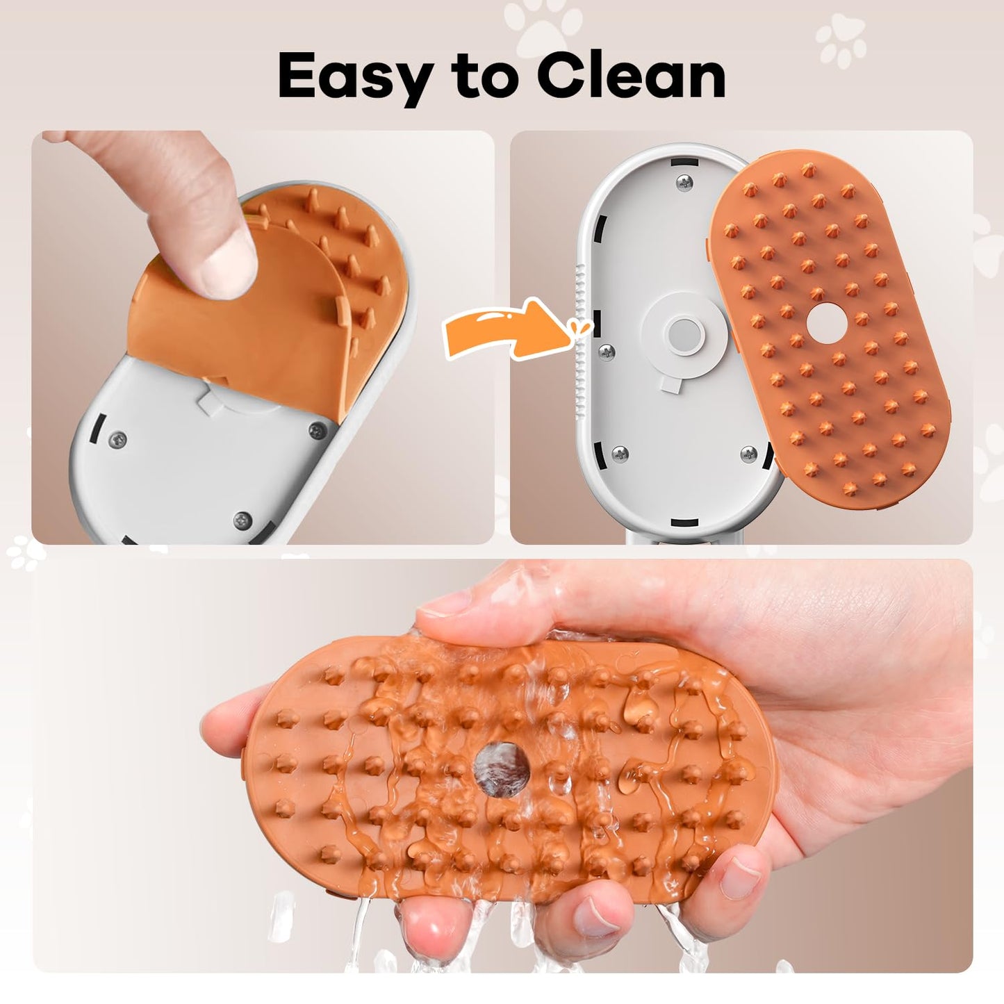 Groomty™ — Pet Steam Brush