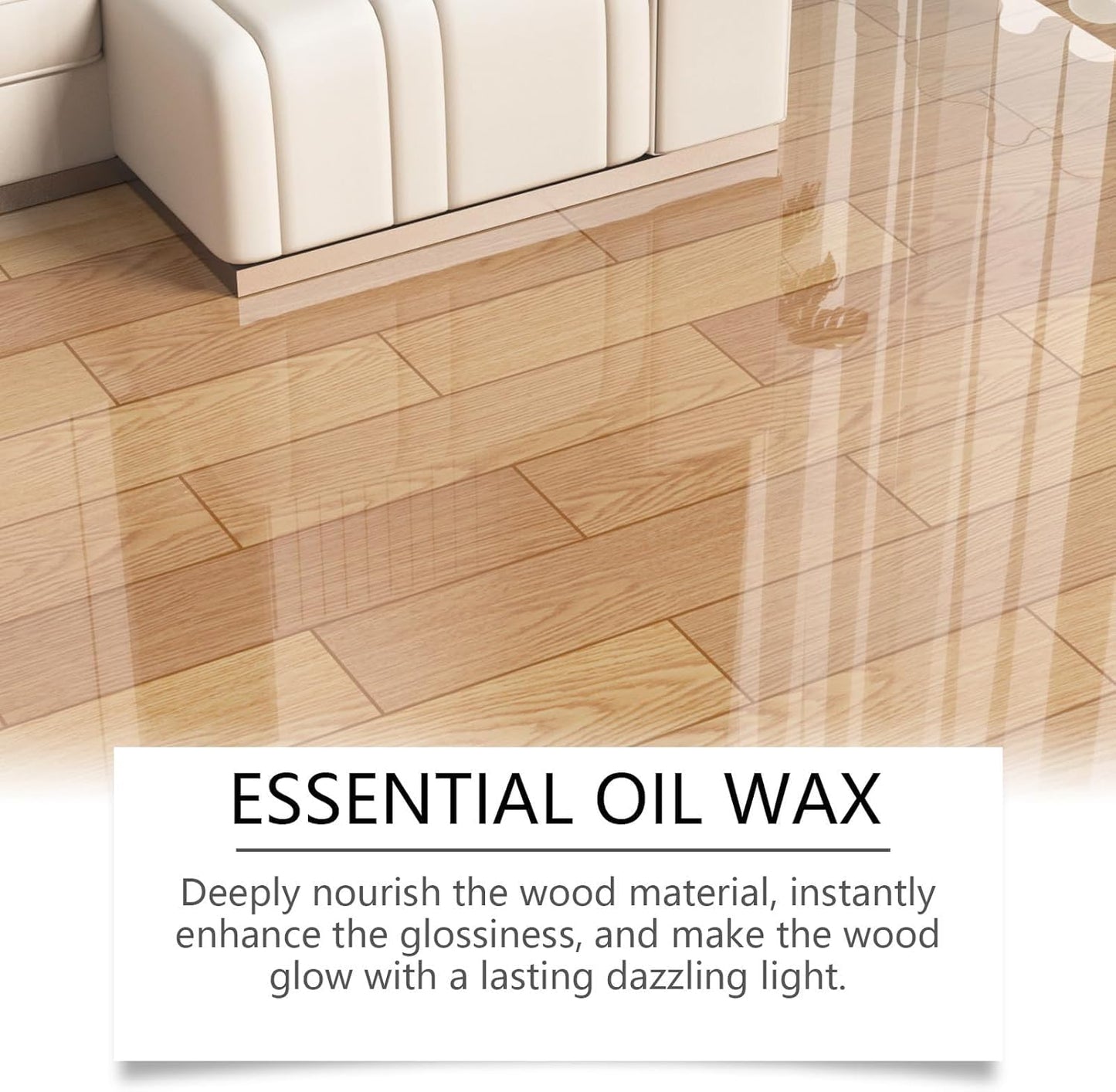 Micro-Molecularized Natural Beeswax Floor Polish Spray