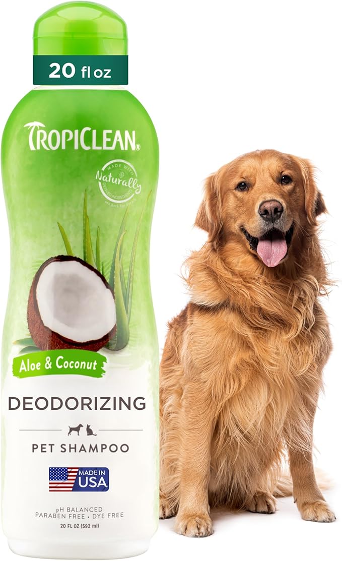TropiClean Papaya + Coconut Pet Shampoo & Conditioner