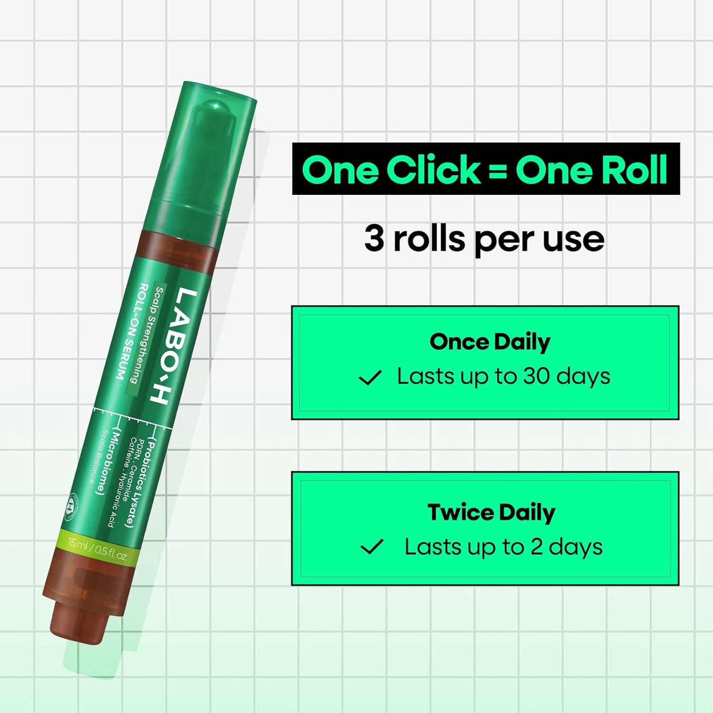 LABO-H Scalp Strengthening Roll-on Serum