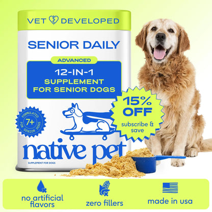 Native Pet Senior Dog Vitamins & Supplements