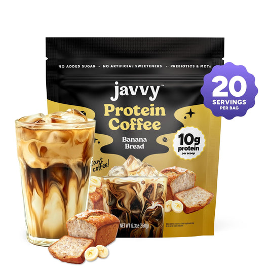 Javvy Banana Bread Protein Iced Coffee