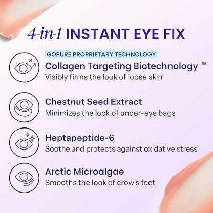 Instant Lift Eye Gel for Puffiness, Bags & Dark Circles