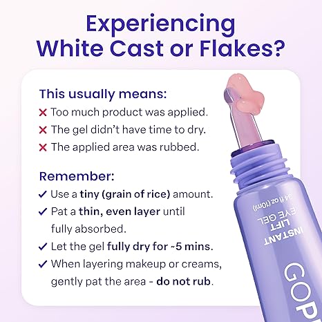 Instant Lift Eye Gel for Puffiness, Bags & Dark Circles