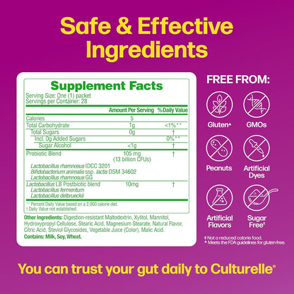 Culturelle® Complete 3-in-1 Biotics Mini-Chews Packets