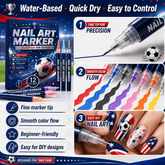Show Your Team Spirit Right on Your Nails Support your favorite team