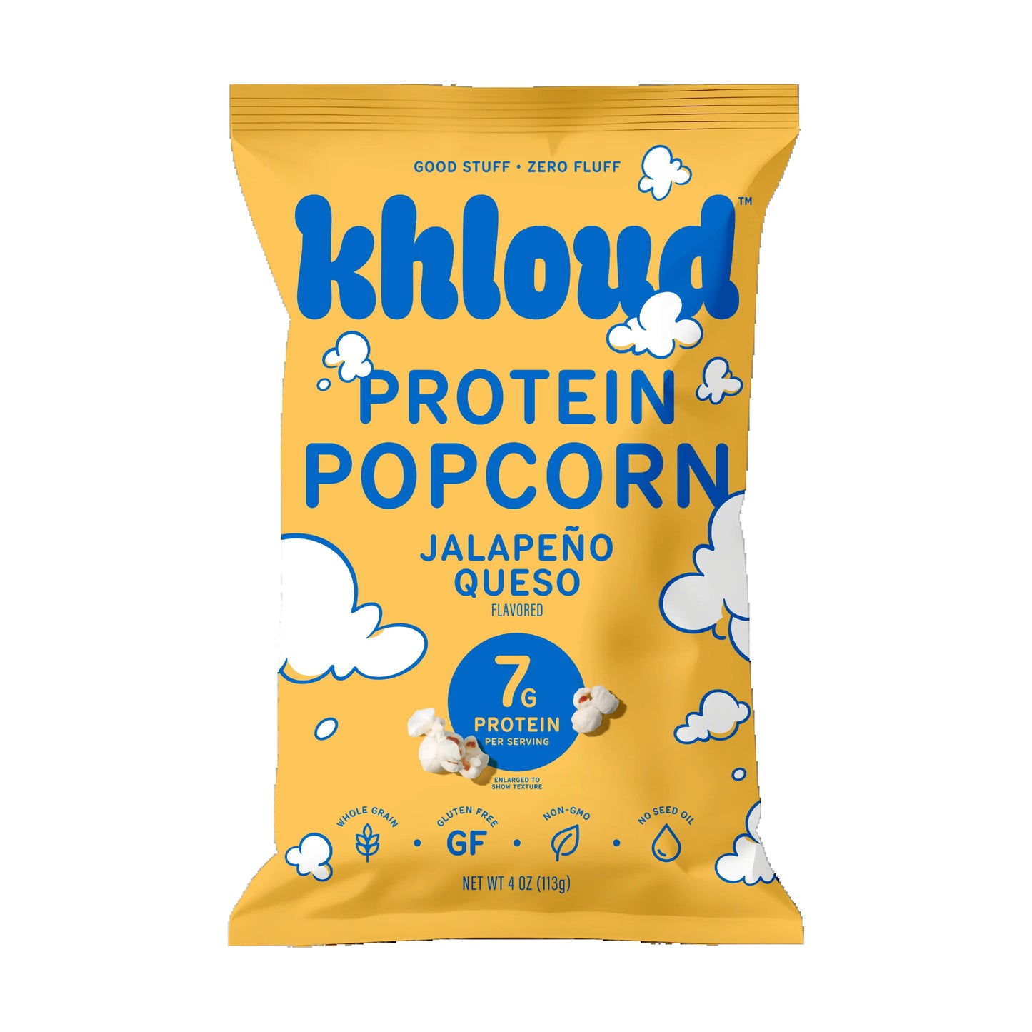 Jalapeño Queso Khloud Protein Popcorn