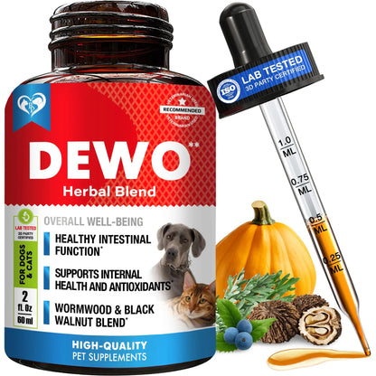 Natural Herbal Support for Dogs, Puppies, Cats & Kittens