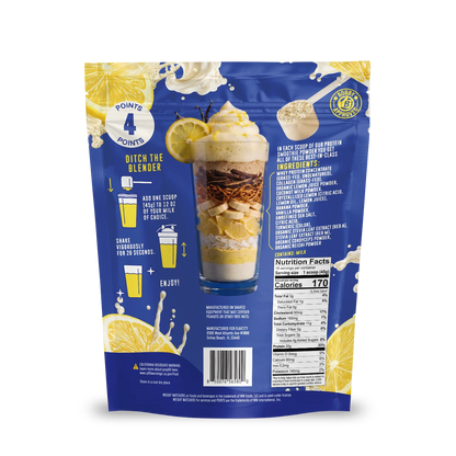 Whipped Lemonade Protein Smoothie