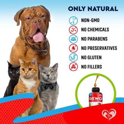 Natural Herbal Support for Dogs, Puppies, Cats & Kittens