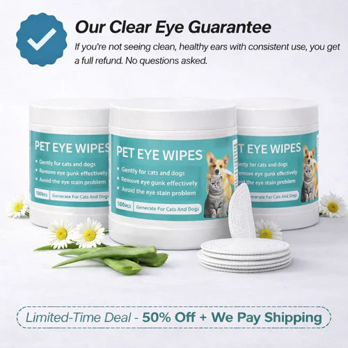 HumaLeaf®Hypoallergenic Pet Cleaning Glove Wipes (Unscented)