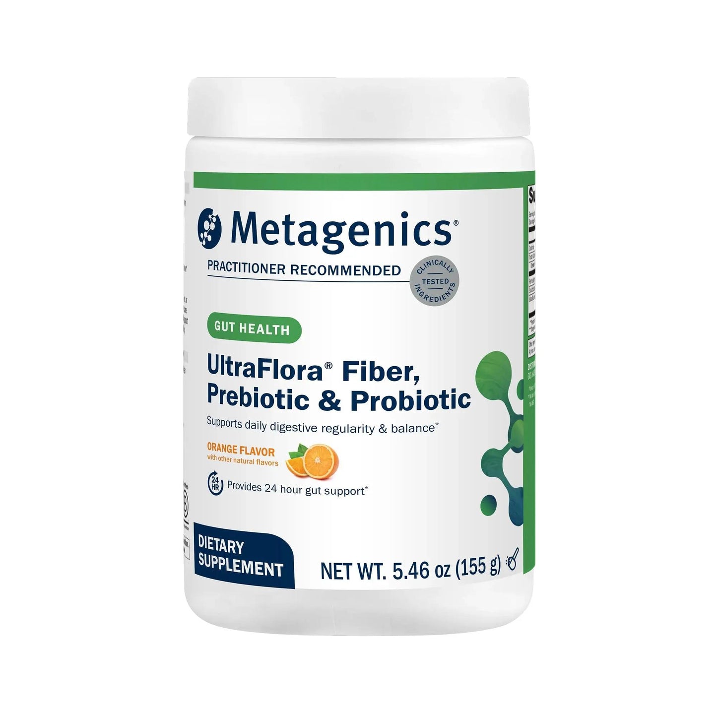 Metagenics UltraFlora Fiber, Prebiotic & Probiotic