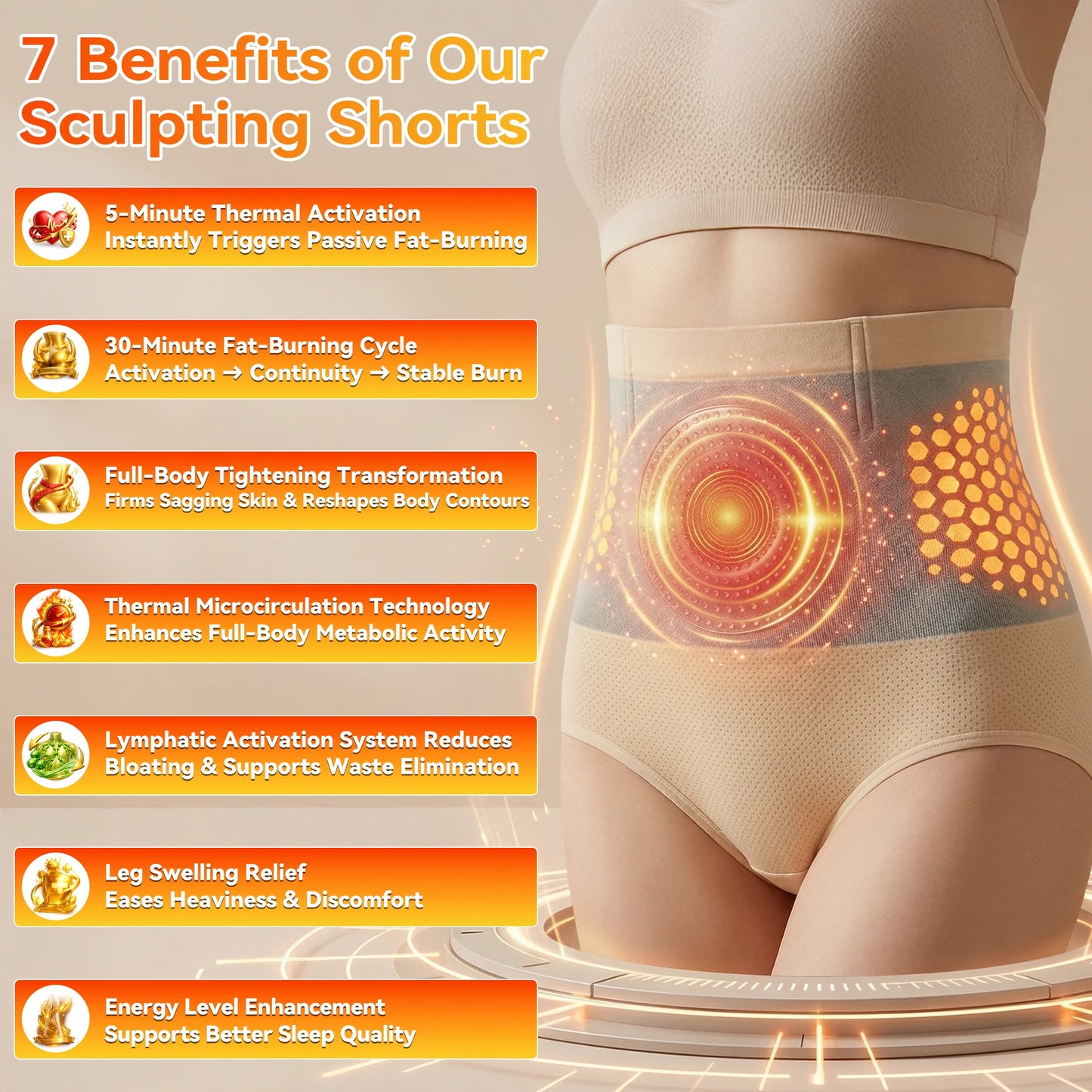 Thermogenic Tummy Control Shorts