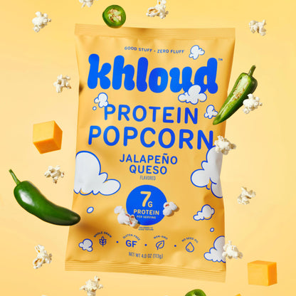 Jalapeño Queso Khloud Protein Popcorn
