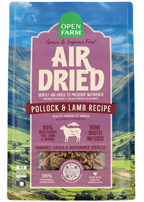 Pollock & Lamb Air Dried Recipe for Dogs