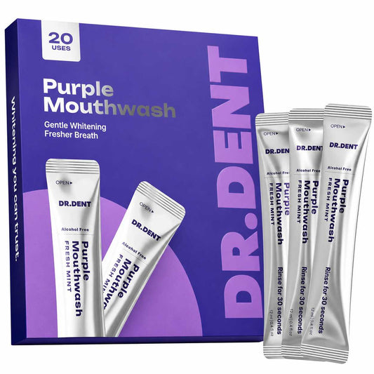 Purple Color Correcting Mouthwash | Cancel Yellow Stones in 30 Seconds