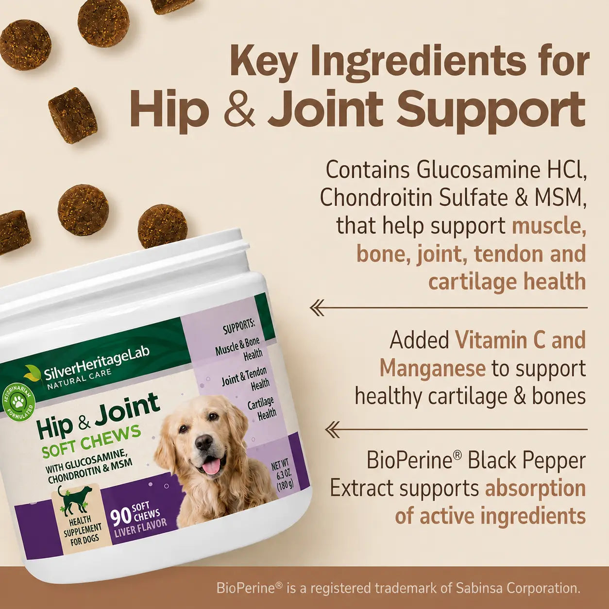 GoldenStride Hip & Joint Soft Chews