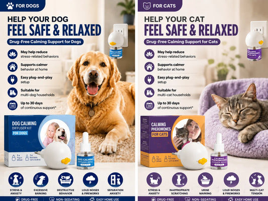 Calming Pheromone Diffuser for Cats &Dogs