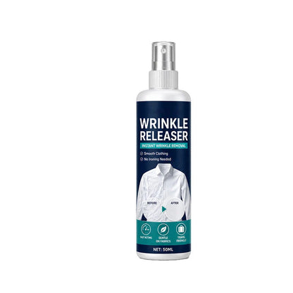 Instant wrinkle release – no iron, travel-ready, static-free & fresh.